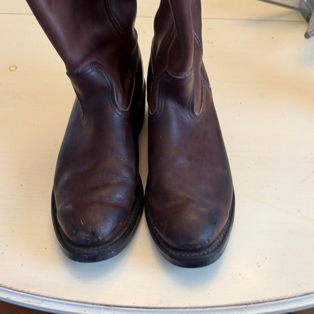 Red Wing Men's Brown Leather Pull-On Boots Size 12B